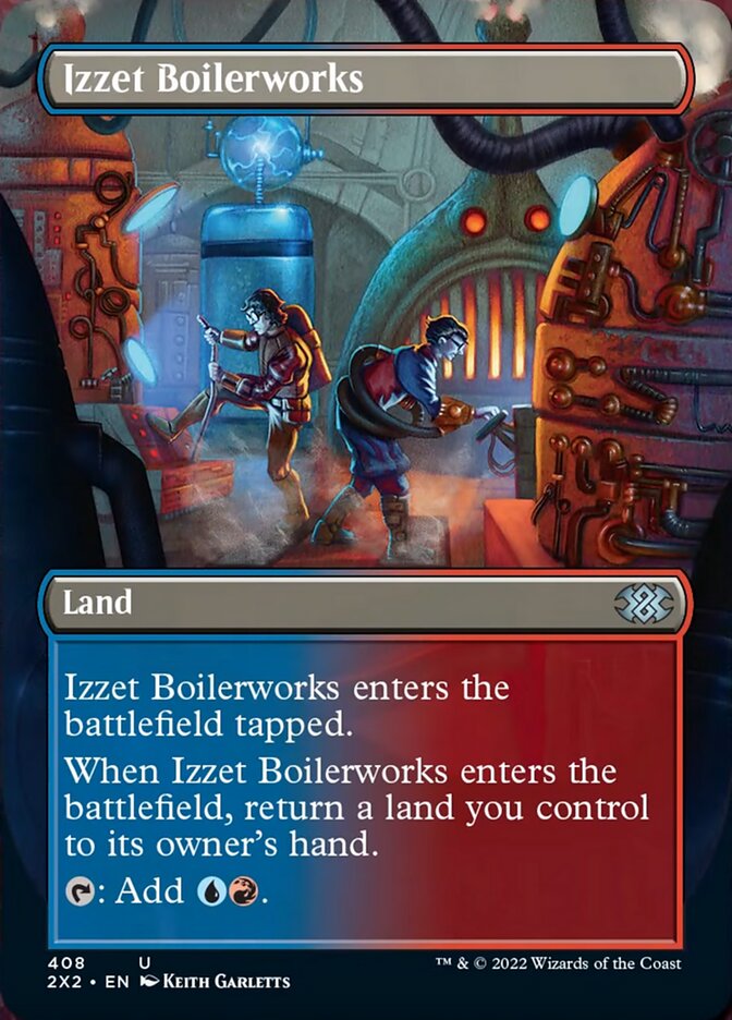 Izzet Boilerworks (Borderless Alternate Art) [Double Masters 2022] | Local Legends