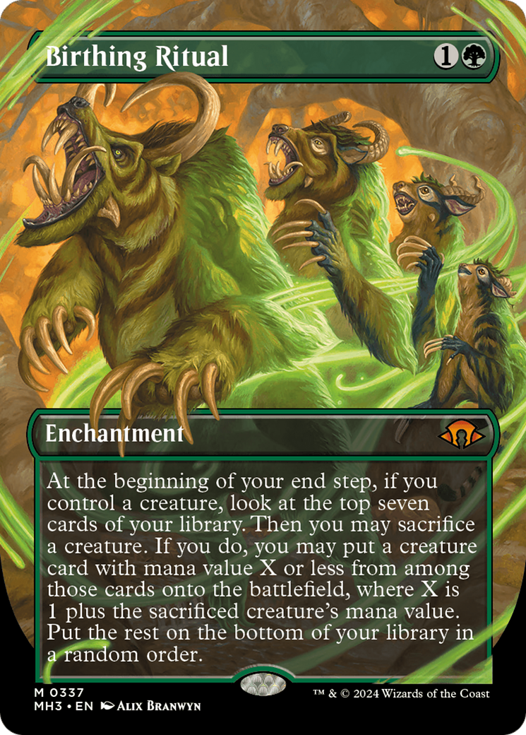 Birthing Ritual (Borderless) [Modern Horizons 3] | Local Legends