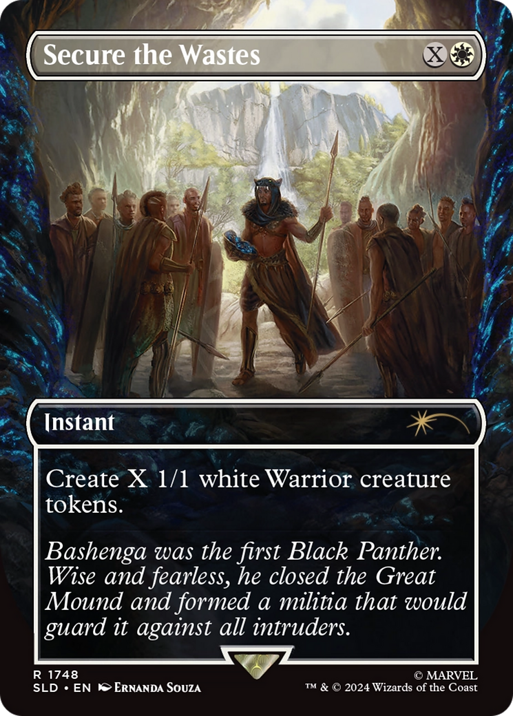 Secure the Wastes (Rainbow Foil) [Secret Lair Drop Series] | Local Legends
