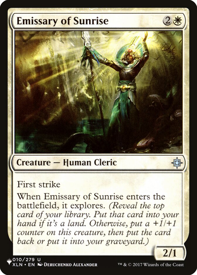 Emissary of Sunrise [The List] | Local Legends
