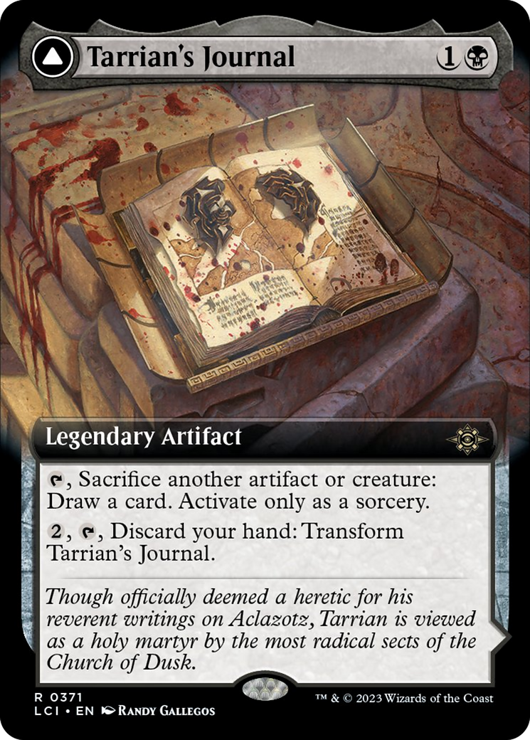 Tarrian's Journal // The Tomb of Aclazotz (Extended Art) [The Lost Caverns of Ixalan] | Golgari Games