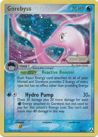Gorebyss (17/92) (Stamped) [EX: Legend Maker] | Local Legends