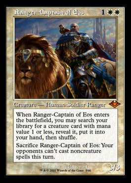 Ranger-Captain of Eos (Retro Foil Etched) [Modern Horizons] | Local Legends