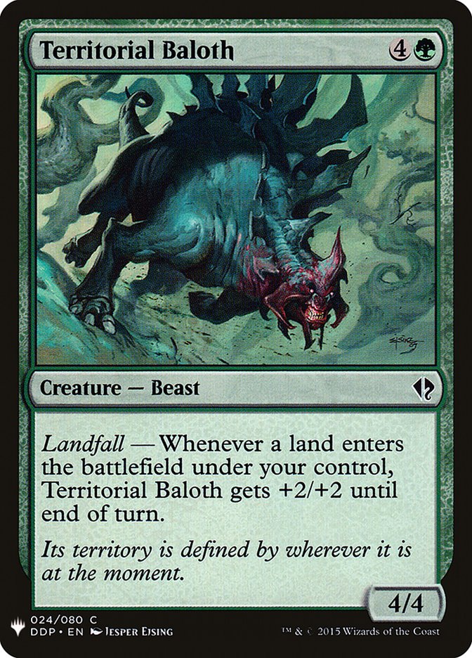 Territorial Baloth [Mystery Booster] | Local Legends