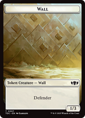 Insect (0023) // Wall Double-Sided Token [Tarkir: Dragonstorm Commander Tokens] | Local Legends