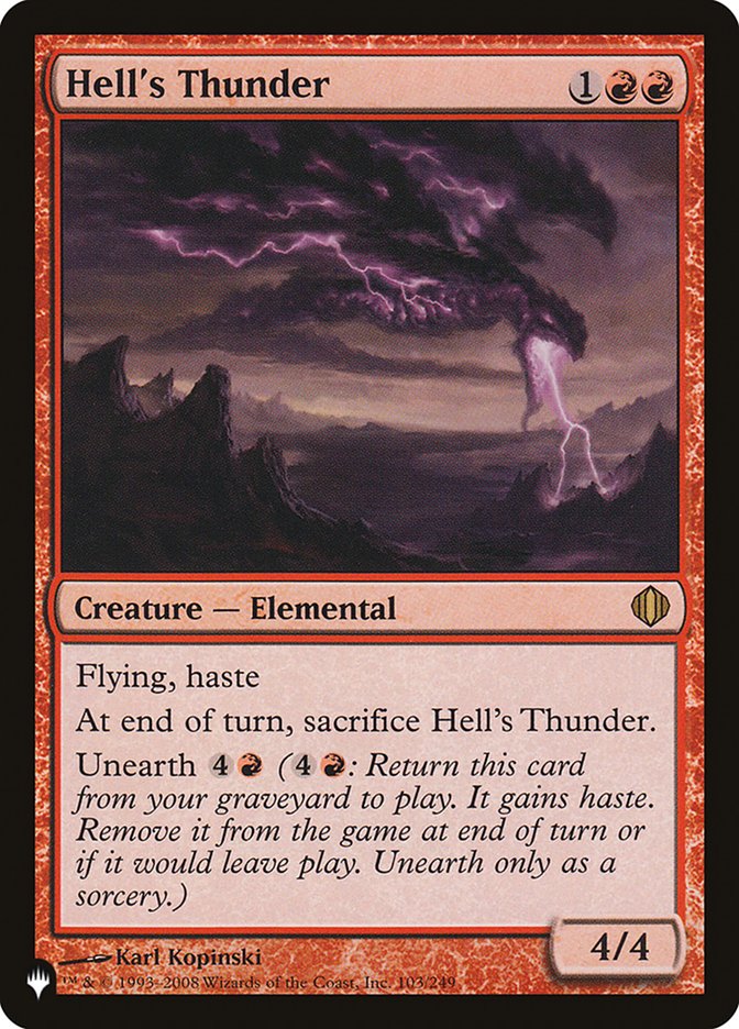 Hell's Thunder [The List] | Local Legends