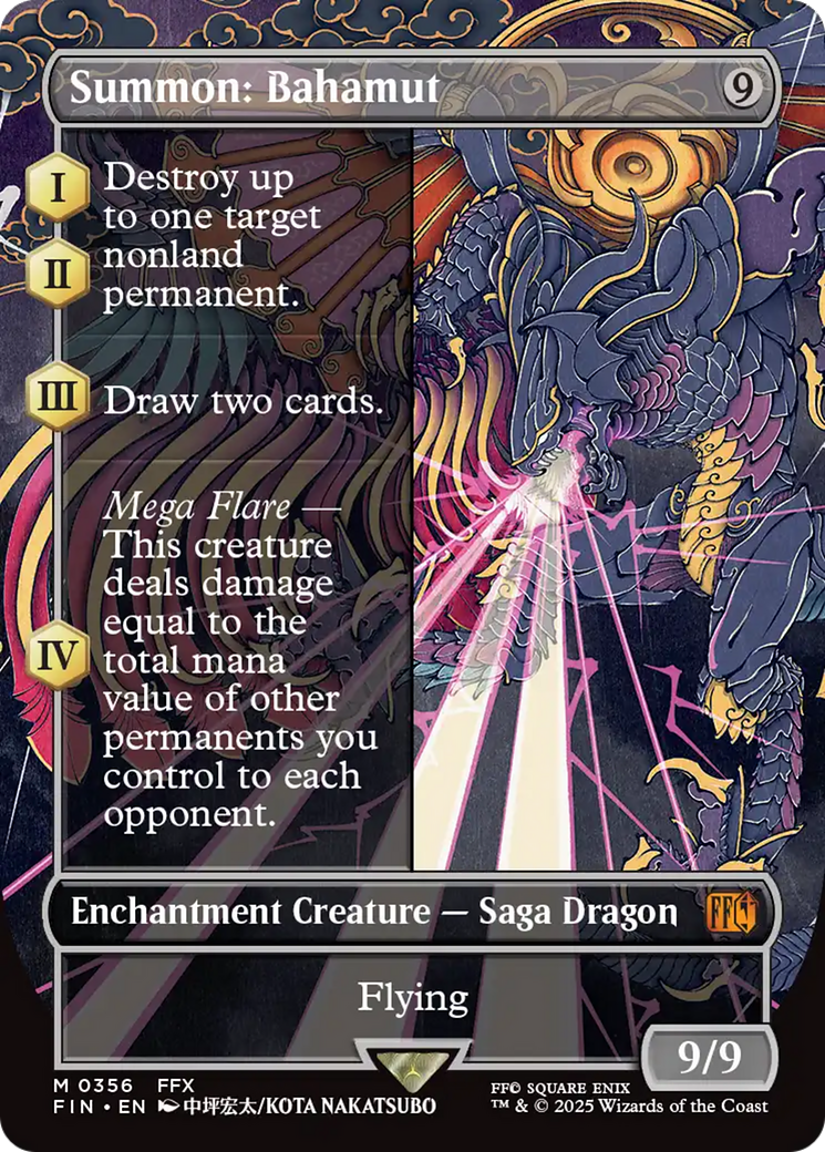 Summon: Bahamut (Borderless) [FINAL FANTASY] | Local Legends