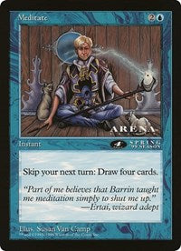 Meditate (4th Place) (Oversized) [Oversize Cards] | Local Legends