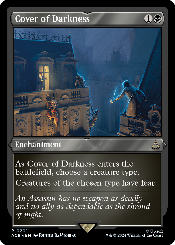 Cover of Darkness (Foil Etched) [Assassin's Creed] | Local Legends