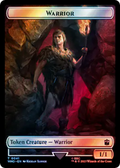 Warrior // Clue (0053) Double-Sided Token (Surge Foil) [Doctor Who Tokens] | Local Legends