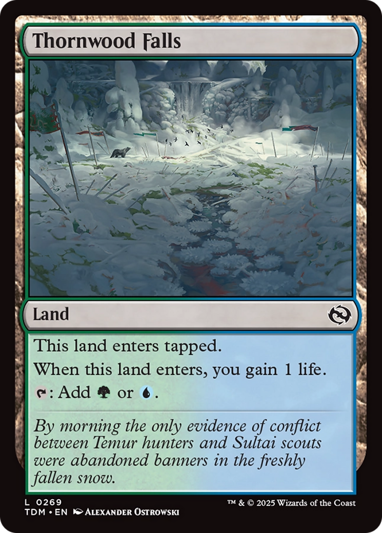Thornwood Falls [Tarkir: Dragonstorm] | Local Legends