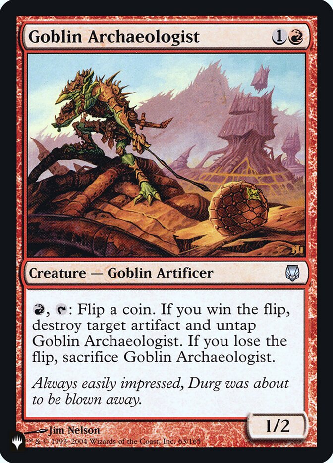 Goblin Archaeologist [Secret Lair: Heads I Win, Tails You Lose] | Local Legends