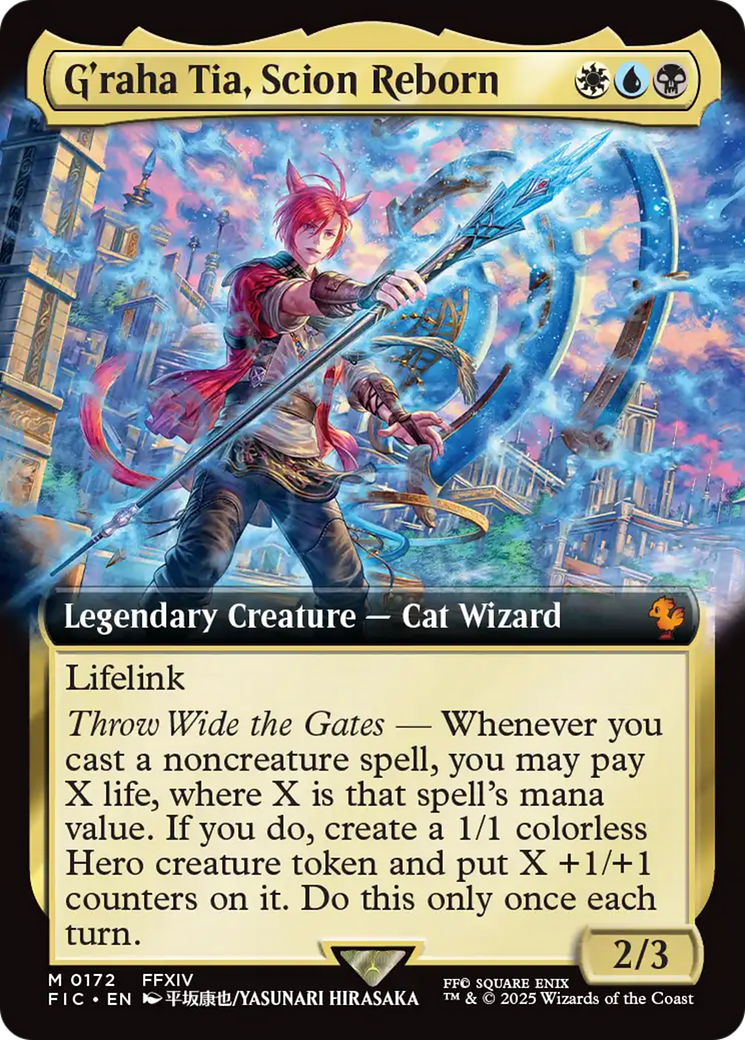 G'raha Tia, Scion Reborn (Extended Art) [FINAL FANTASY Commander] | Local Legends