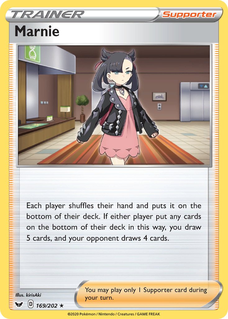 Marnie (169/202) (Theme Deck Exclusive) [Sword & Shield: Base Set] | Local Legends