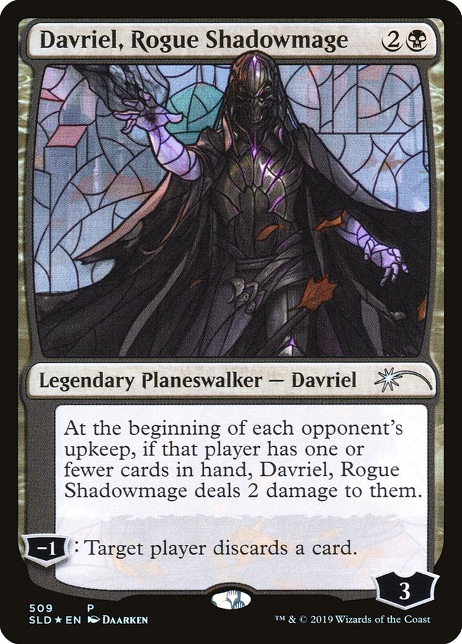 Davriel, Rogue Shadowmage (Stained Glass) [Secret Lair Drop Promos] | Local Legends