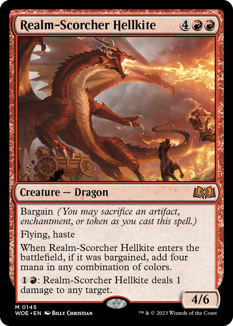 Realm-Scorcher Hellkite [Wilds of Eldraine] | Local Legends