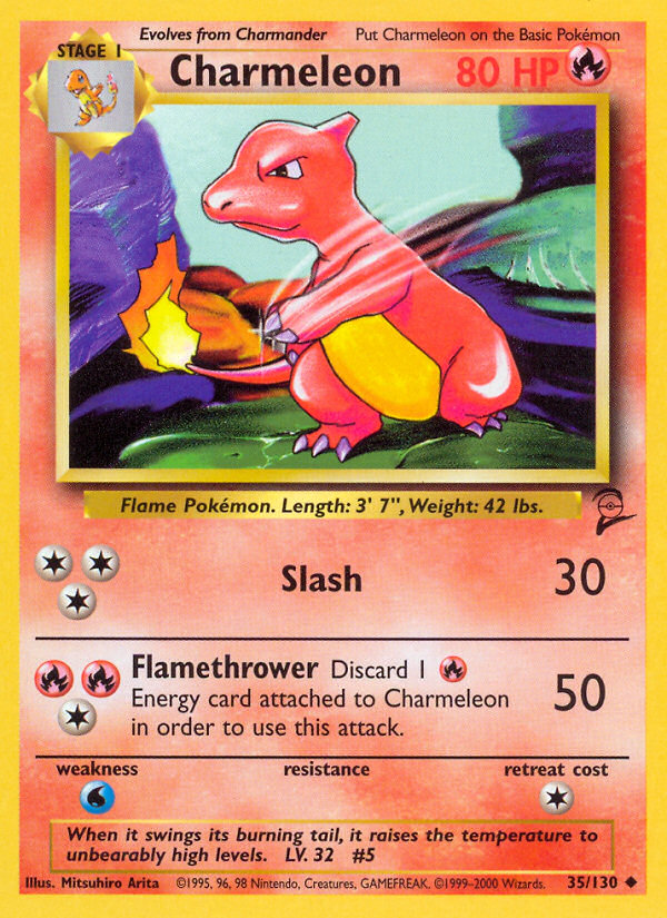 Charmeleon (35/130) [Base Set 2] | Local Legends