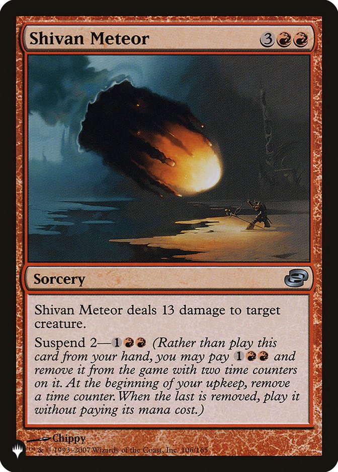 Shivan Meteor [The List] | Local Legends