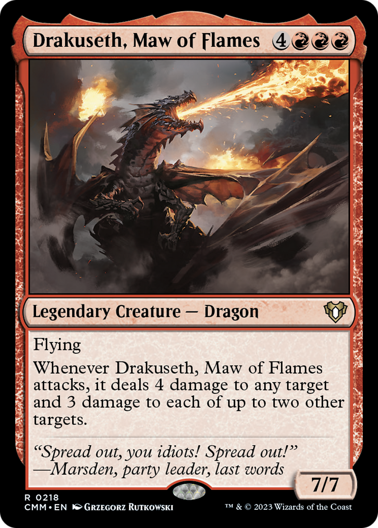 Drakuseth, Maw of Flames [Commander Masters] | Local Legends