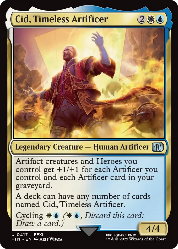 Cid, Timeless Artificer (0417) [FINAL FANTASY] | Local Legends