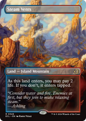 Steam Vents (Borderless) [Lorwyn Eclipsed] | Local Legends