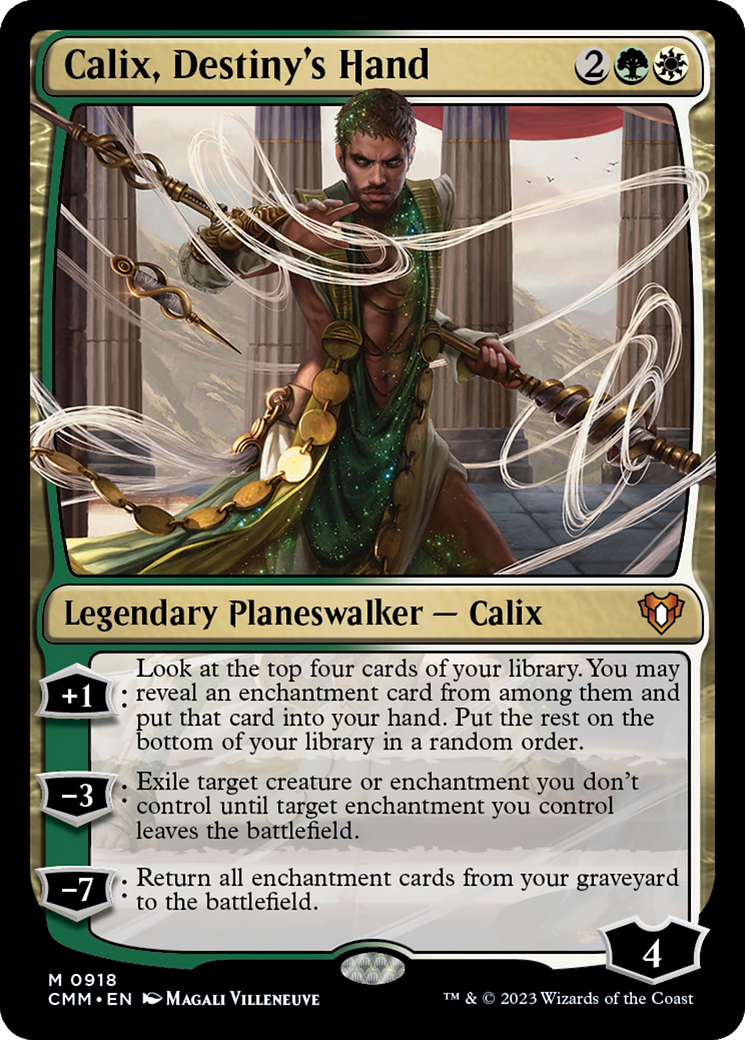 Calix, Destiny's Hand [Commander Masters] | Local Legends