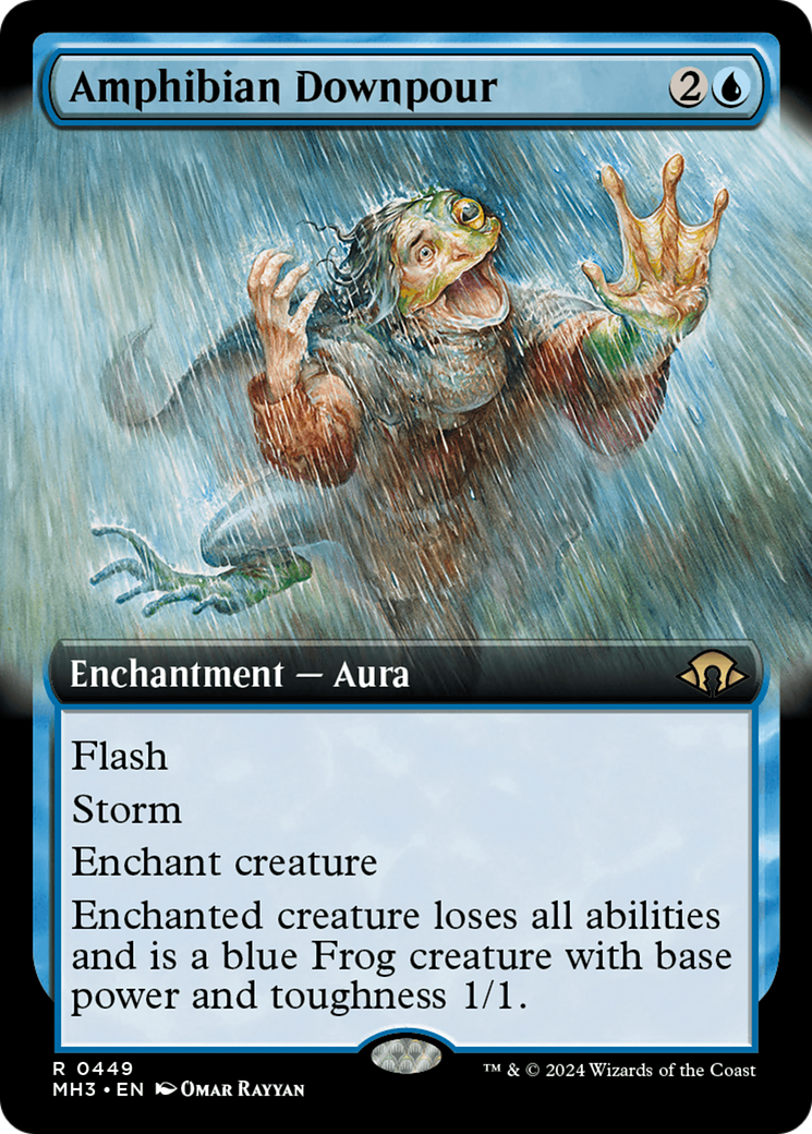 Amphibian Downpour (Extended Art) [Modern Horizons 3] | Golgari Games