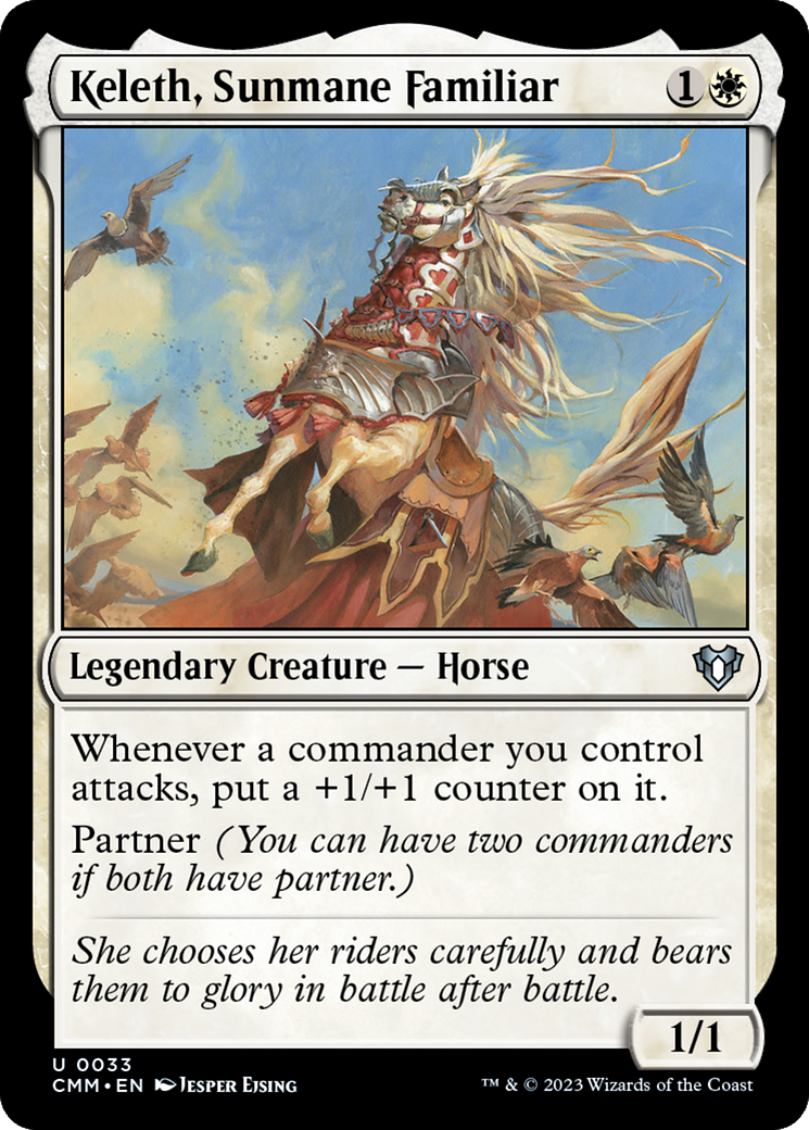 Keleth, Sunmane Familiar [Commander Masters] | Golgari Games