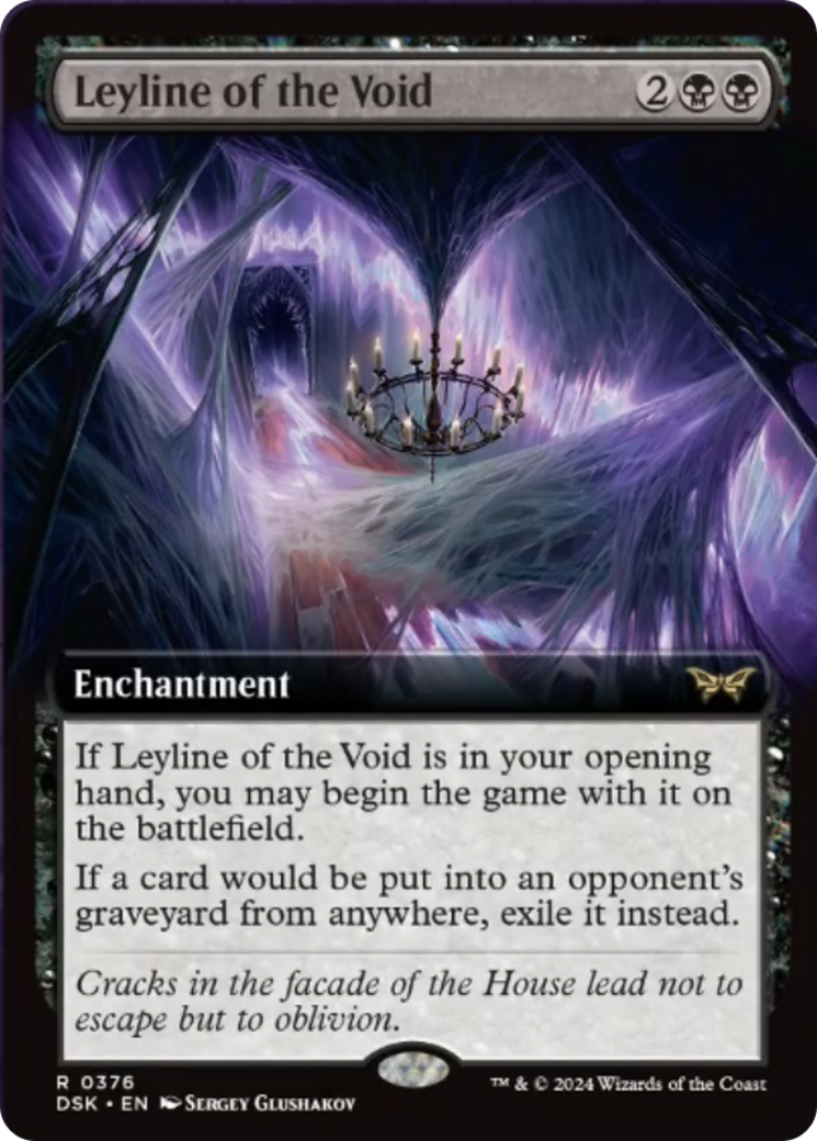 Leyline of the Void (Extended Art) [Duskmourn: House of Horror] | Local Legends