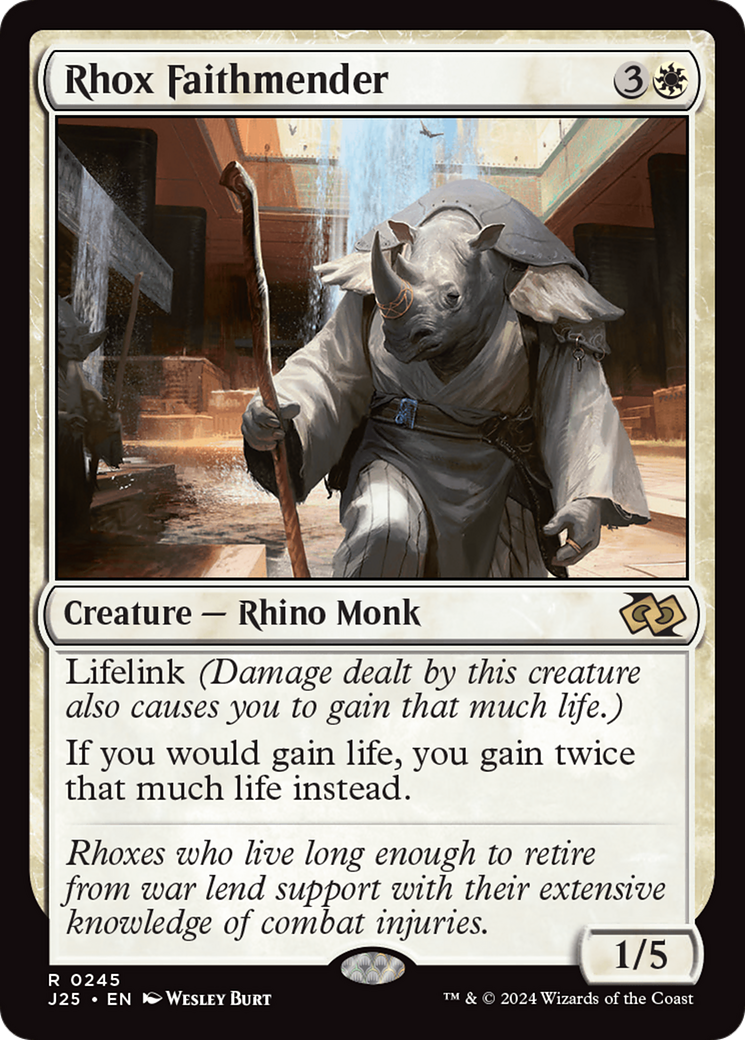 Rhox Faithmender [Foundations Jumpstart] | Local Legends