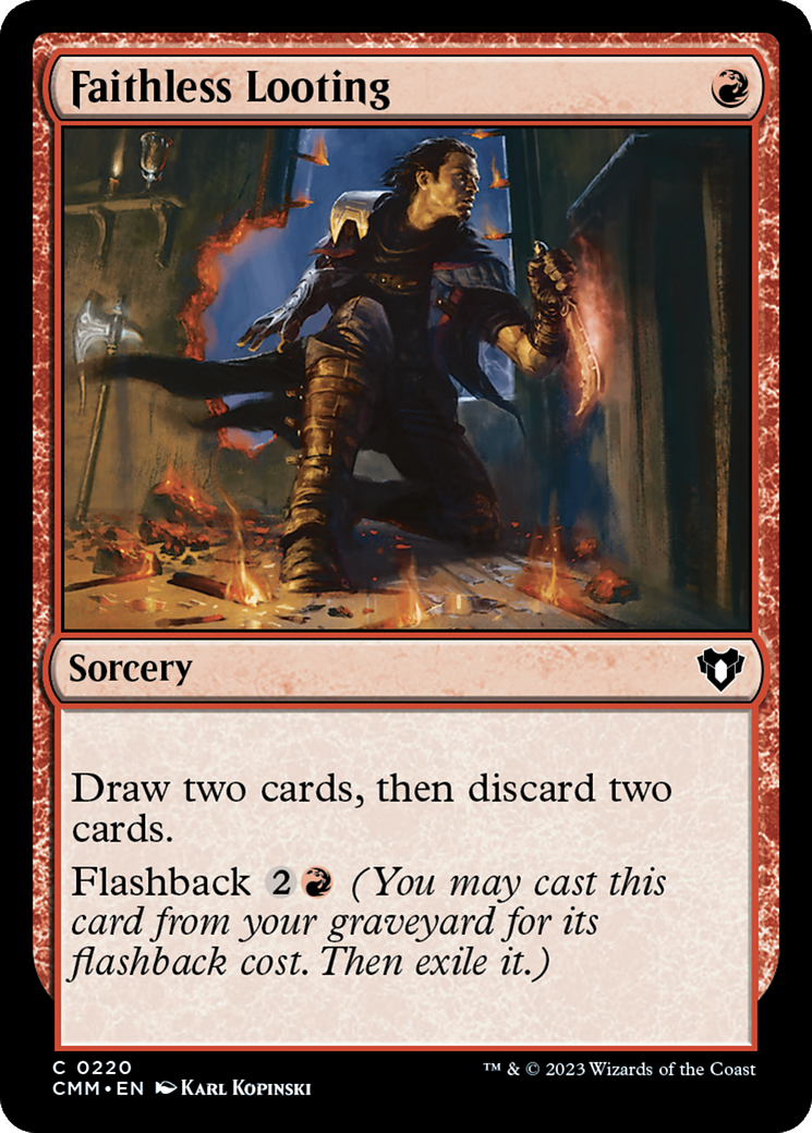 Faithless Looting [Commander Masters] | Local Legends