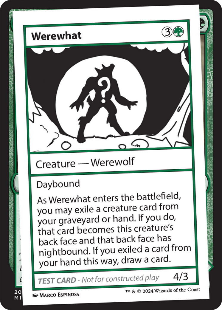 Werewhat [Mystery Booster 2 Playtest Cards] | Local Legends