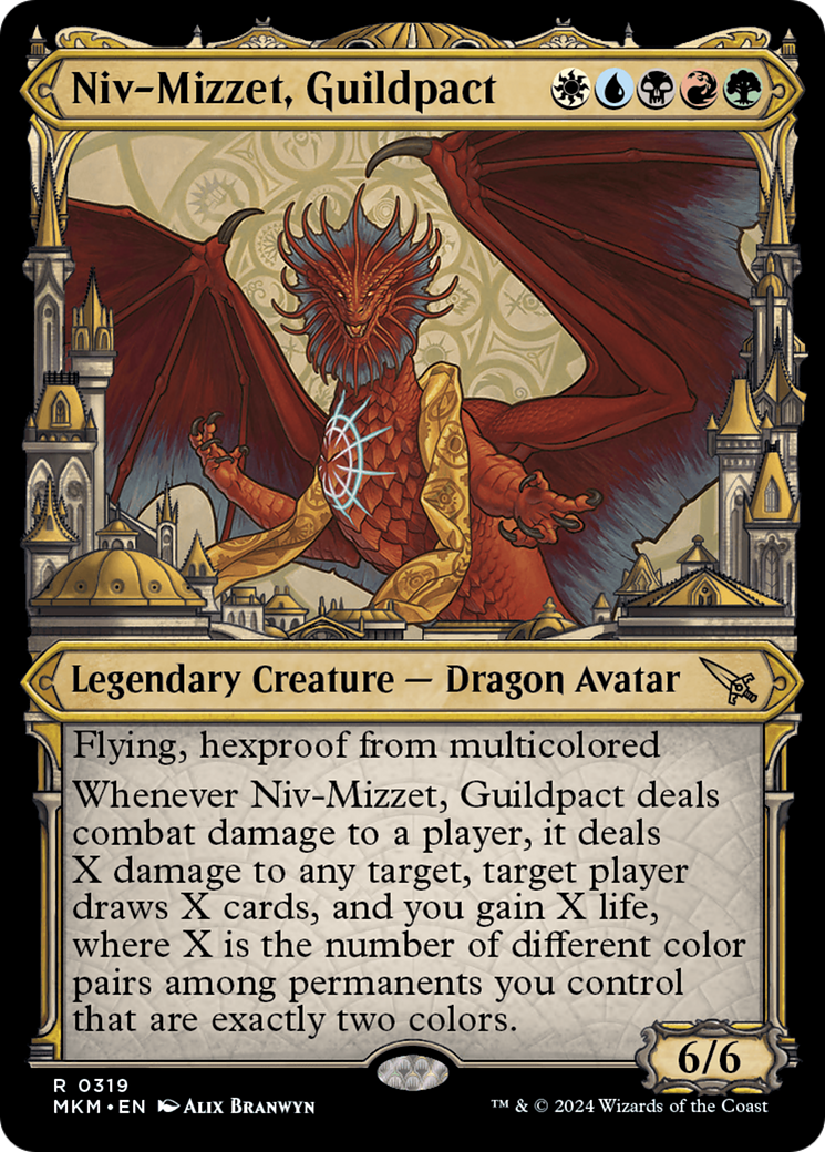 Niv-Mizzet, Guildpact (Showcase) (319) [Murders at Karlov Manor] | Golgari Games