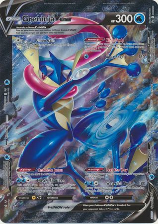 Greninja V-Union (Jumbo Card) [Sword & Shield: Black Star Promos] | Local Legends