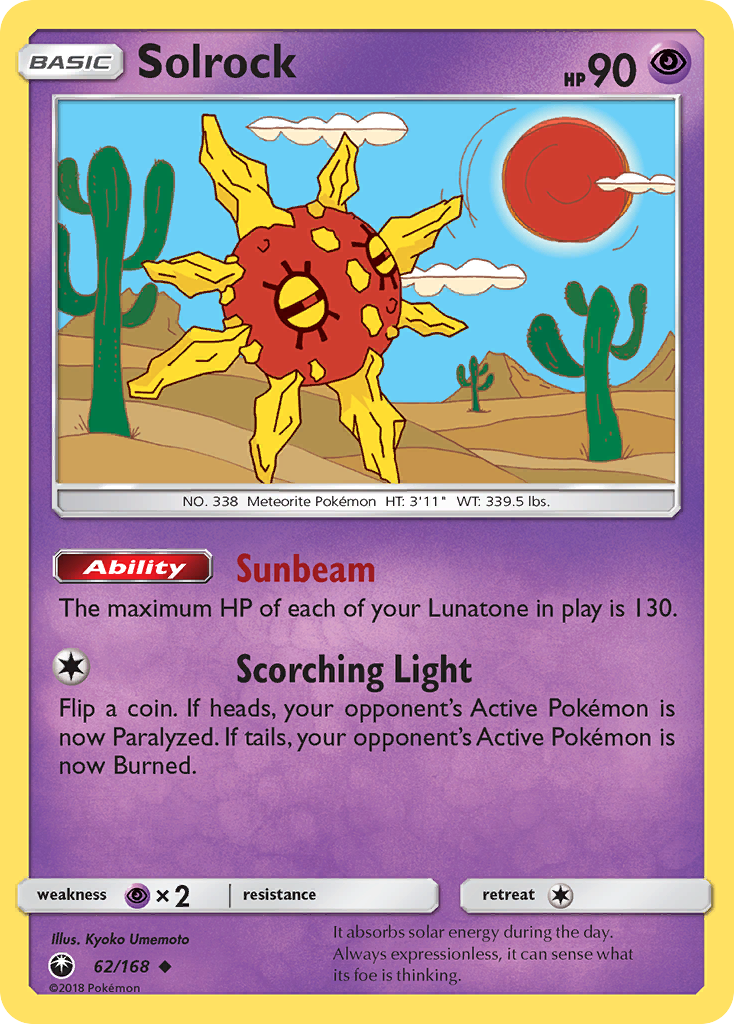 Solrock (62/168) [Sun & Moon: Celestial Storm] | Local Legends