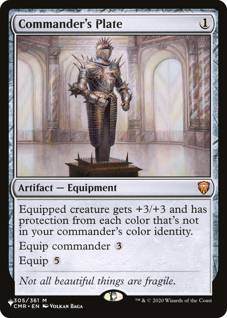 Commander's Plate [The List] | Local Legends