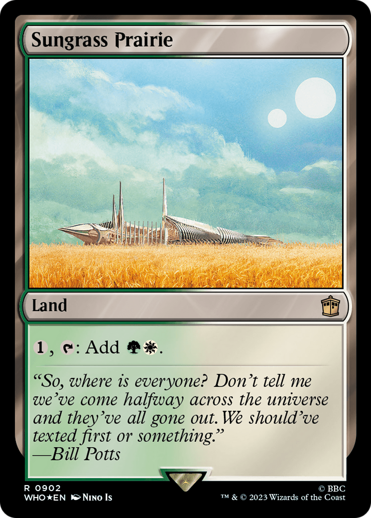 Sungrass Prairie (Surge Foil) [Doctor Who] | Local Legends