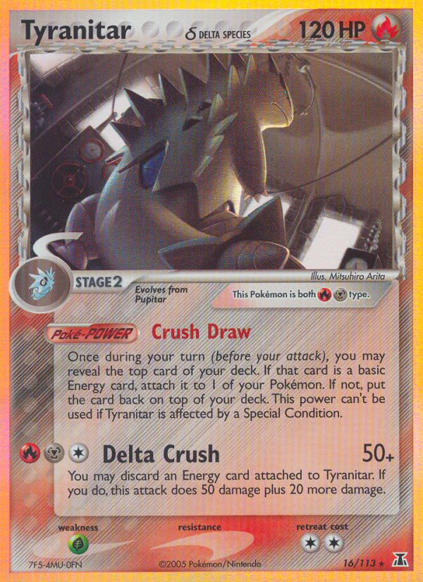 Tyranitar (16/113) (Delta Species) [EX: Delta Species] | Local Legends