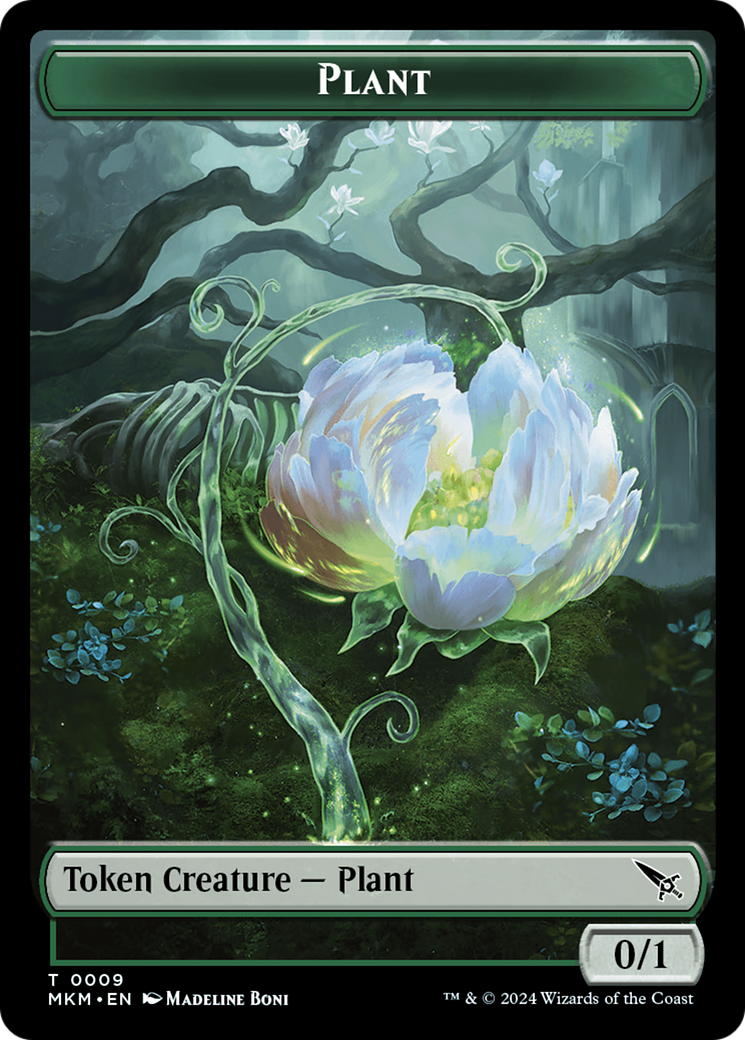 Detective // Plant Double-Sided Token [Murders at Karlov Manor Tokens] | Local Legends