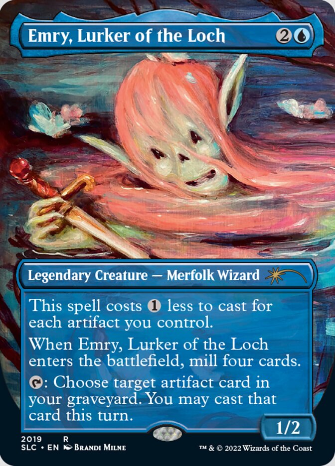 Emry, Lurker of the Loch (Borderless) [Secret Lair Countdown Kit] | Local Legends