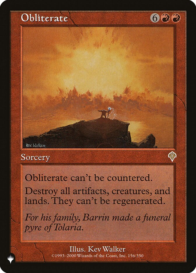 Obliterate [The List] | Local Legends