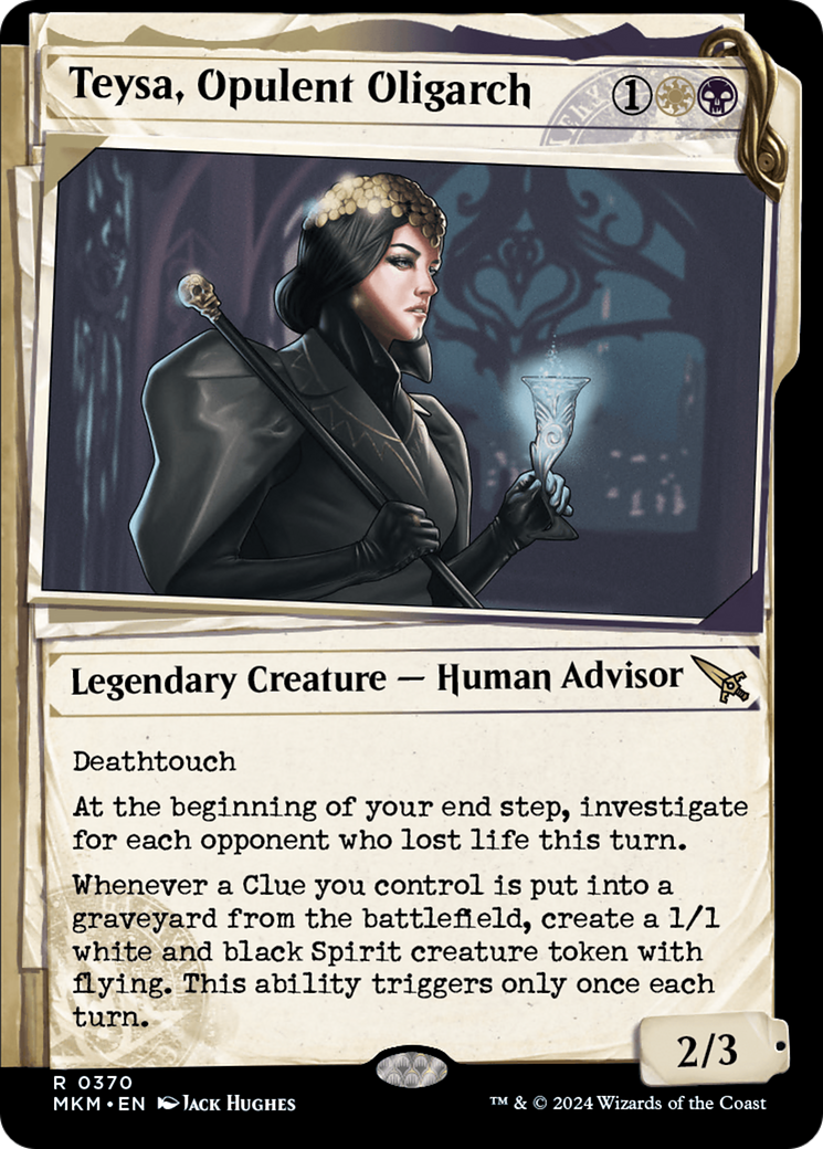 Teysa, Opulent Oligarch (Showcase) (0370) [Murders at Karlov Manor] | Golgari Games