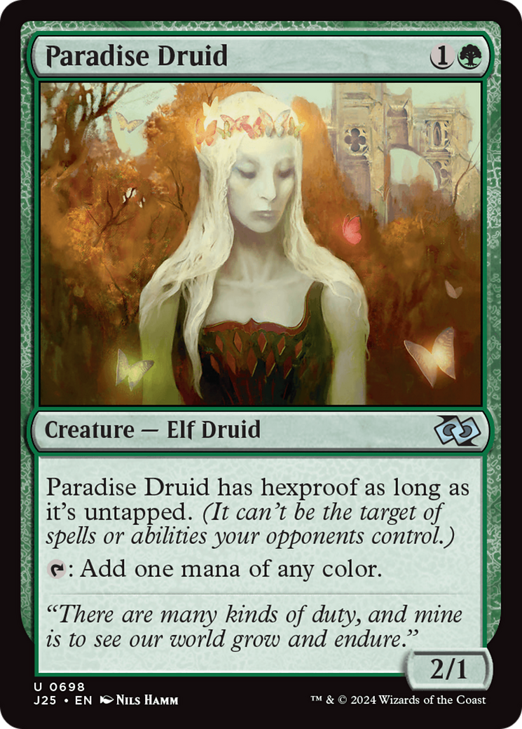 Paradise Druid [Foundations Jumpstart] | Local Legends