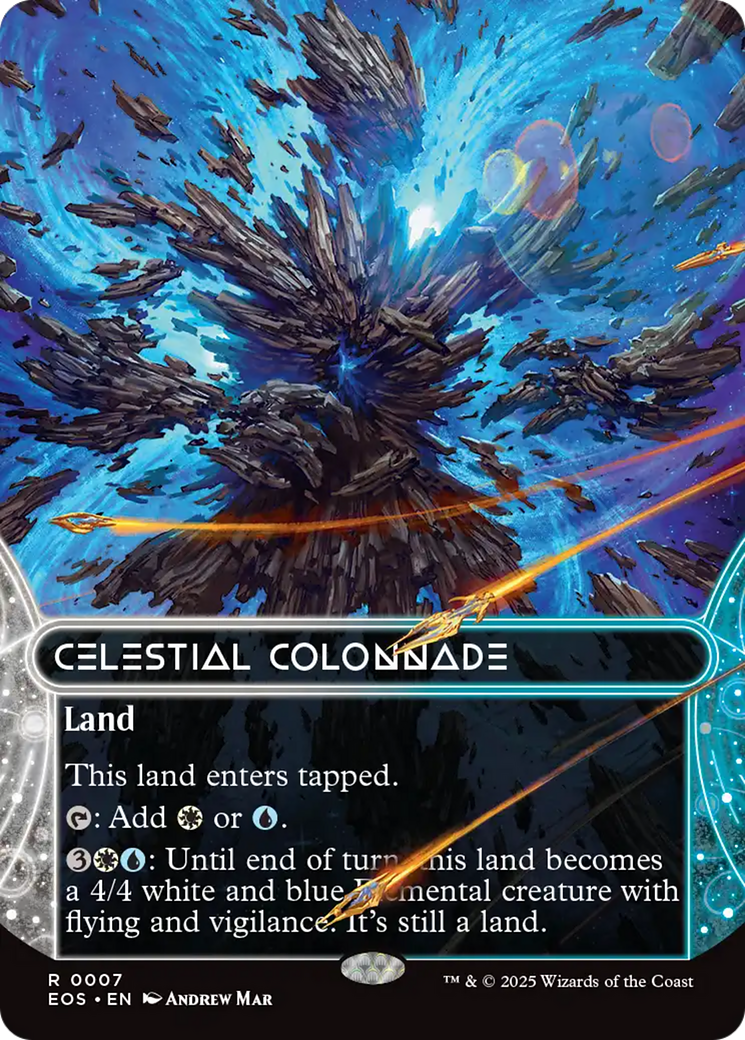 Celestial Colonnade (0007) (Borderless) [Edge of Eternities: Stellar Sights] | Local Legends