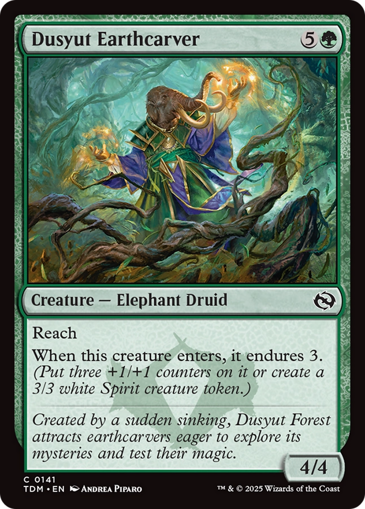 Dusyut Earthcarver [Tarkir: Dragonstorm] | Local Legends