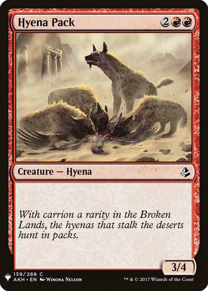 Hyena Pack [Mystery Booster] | Local Legends