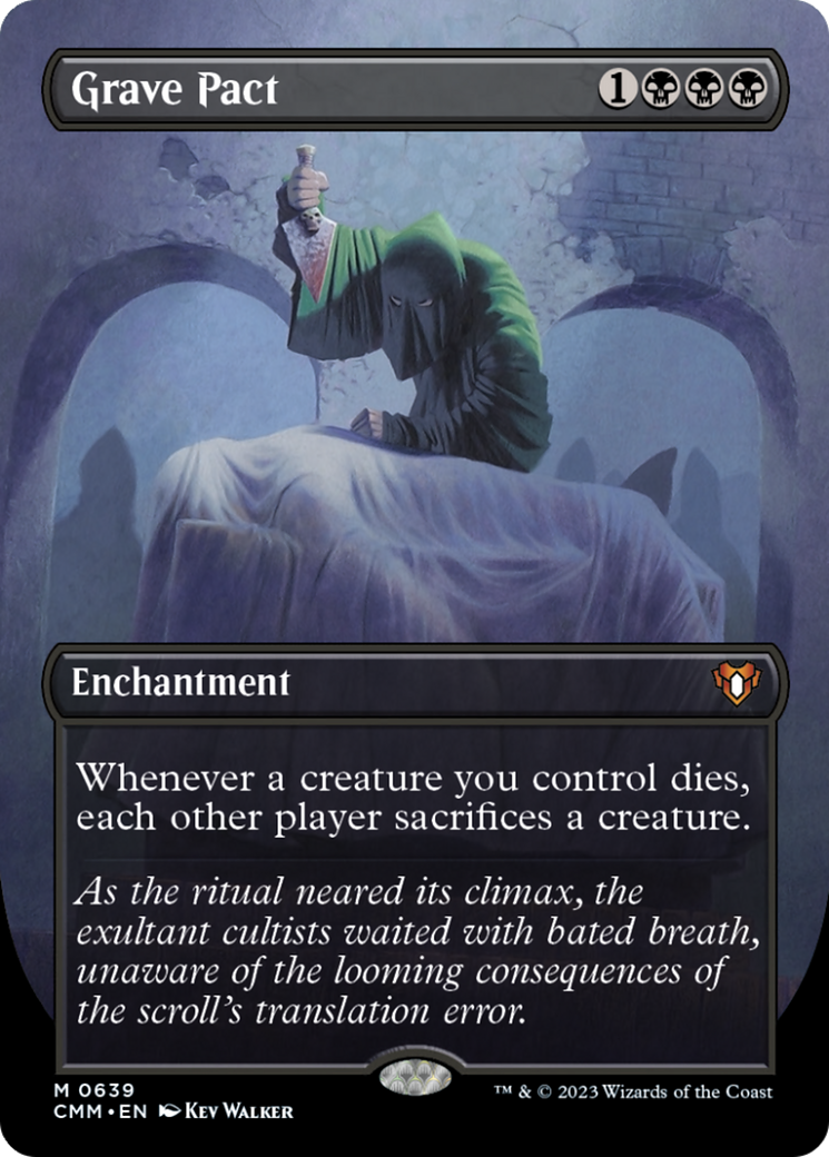 Grave Pact (Borderless Alternate Art) [Commander Masters] | Local Legends