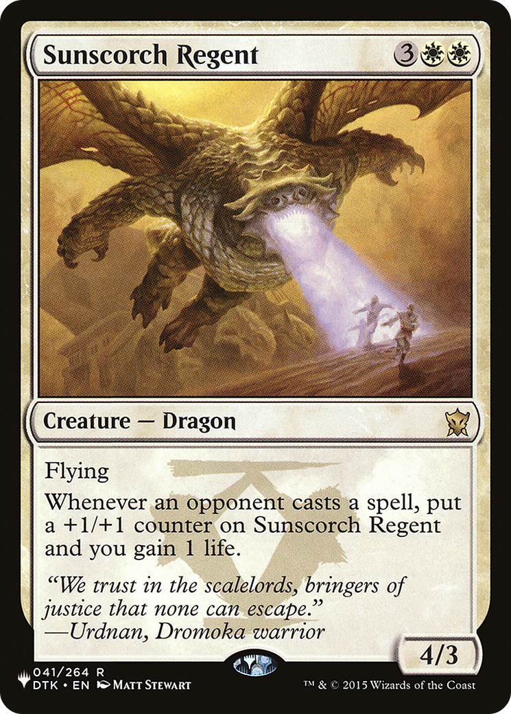 Sunscorch Regent [The List] | Local Legends