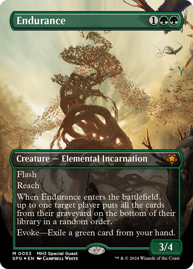 Endurance (Borderless) (Textured Foil) [Modern Horizons 3 Special Guests] | Golgari Games