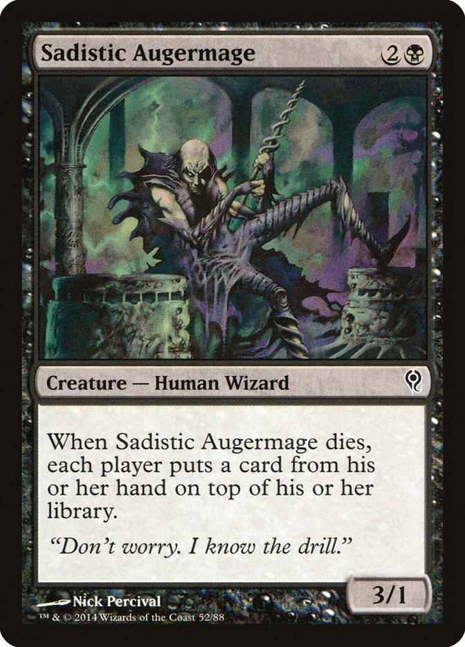 Sadistic Augermage [Duel Decks: Jace vs. Vraska] | Golgari Games